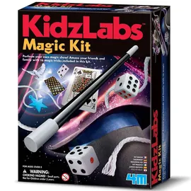 4M KidzLabs Experimentierkasten Zauberkasten - für Kinder ab 8 Jahre, Wissenschaft Spielzeug Mint Lernspielzeug Forscher Set Naturwissenschaft Technik Experimente