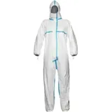 DuPont de Nemours Dupont Schutzoverall Typ 4/5/6 Tyvek 600 Plus, weiß, Unisex-Größe: S