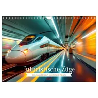 Calvendo Futuristische Züge (Wandkalender 2026 DIN A4 quer), CALVENDO