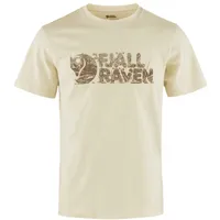Fjällräven Lush Logo Kurzarm-t-shirt - Chalk White - XL
