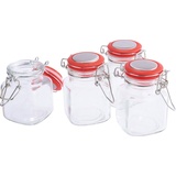 VBS Bügelglas 4 Stück 100ml - Transparent