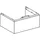 Geberit Waschtischunterschrank 1 Schublade 59,2 x 26,6 x 47 cm Lava