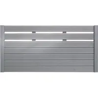 BM Massivholz Sichtschutzzaun-Element Typ 139 180 cm x 90 cm Basaltgrau