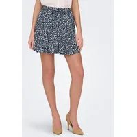 Only Minirock Damen Bedruckt Nachtblau 42