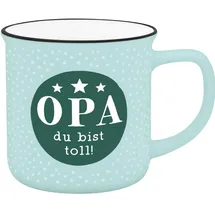 GRUSS & CO Becher in Emailloptik "Opa du bist toll!"