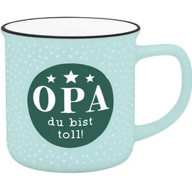 GRUSS & CO Becher in Emailloptik "Opa du bist toll!"