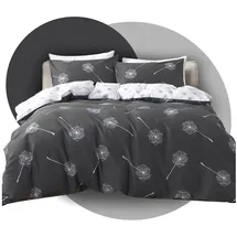 KEAYOO Bettwäsche-Set 2 x 135 x 200 cm + 2 x 80 x 80 cm