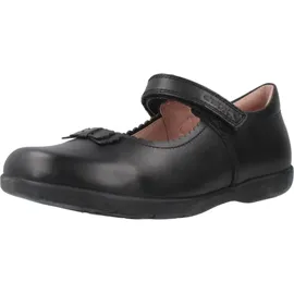 GEOX J NAIMARA Girl A Ballet Flat, Black, 31 EU