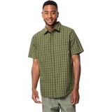 Jack Wolfskin Herren Hot Springs M Shirt Shortsleeve, Greenwood Checks, M EU