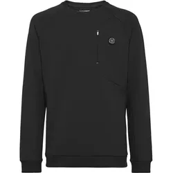 PLEIN SPORT Herren Sweatshirt RACING, Schwarz, XXL
