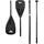 F2 SUP Paddel 170-241 cm schwarz