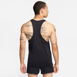 Nike Fast Dri-FIT Singlet Lauf-Tanktop Herren 010 black/reflective silv S