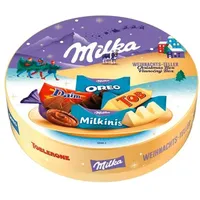 Milka Mini-Schokoladen-Mischung »Weihnachtsteller Milka & Friends«