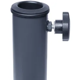 MCW Ständer auf Bodenhülse MCW-A96, Schirmständer für Bodenanker/-platte/-montage Sonnen-/Ampelschirm, Metall Ø 38-48mm