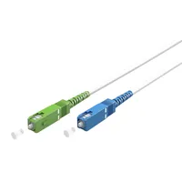 goobay 59621 Glasfaserkabel FTTH Singlemode (OS2) White, (Simplex)