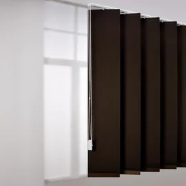 LIEDECO Lamellenvorhang LIEDECO "XXL-Lamellen" Gr. 1, braun, B:25cm H:245cm, Jalousien, 3 Stück