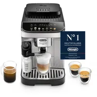 De’Longhi Magnifica Evo - Kaffeevollautomat mit Vollautomatischem cremigen Milchschaum, 7 One-Touch-Getränke, Cappuccino & Espresso, Kaffeemaschine, Soft-Touch-Bedienfeld, Silber (ECAM292.81.SB)