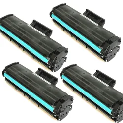 Kompatibel Samsung MLT-D111S Toner Multipack 4 schwarze Tonerpatronen für je 1.000 Seiten von D&C