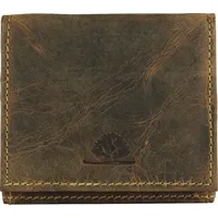 GREENBURRY Vintage Portemonnaie Leder Geldbeutel braun | Hochformat