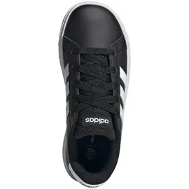adidas Grand Court Lifestyle Tennis Lace-Up Kids Core Black / Cloud White / Core Black 33 1/2