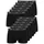 NUR DIE 3D-Flex Classic Boxershorts Schwarz / Grau XL 3er Pack