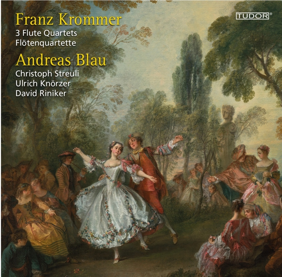 3 Flötenquartette - Andreas Blau  Chr. Streuli  U. Knörzer  D. Riniker. (CD)