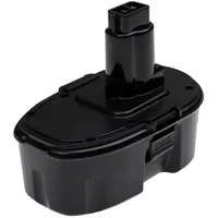 EXTENSILO Akku kompatibel mit Dewalt DC608K, DC530KA, DC608B, DC550KA,