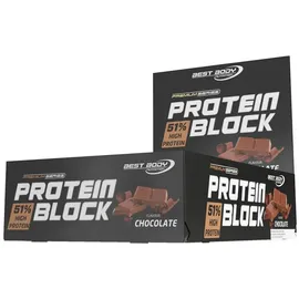 Best Body Hardcore Protein Block Macadamia Nuss Riegel 15 x 90 g