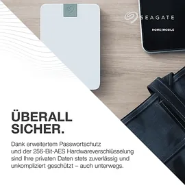 Seagate Ultra Touch HDD 2 TB USB 3.0 Cloud White STMA2000400