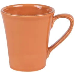 TABLE PASSION Tasse Toskana 40 cl ocker x2 - Orange Rund Steingut Tisch Passion 14x cm