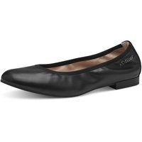 S.Oliver Damen Ballerinas mit Blockabsatz Elegant, Schwarz (Black), 37