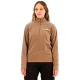 adidas Fleece mit Halbem Reißverschluss Braun XL