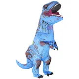 Rafalacy Aufblasbares Dinosaurier-Kostüm für Erwachsene, T-Rex- und Jurassic-Kostüm, lustiges Halloween-Party-Kostüm, Kostümanzug Karneval Party Dino Kostüm