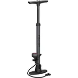 Fischer Fahrrad-Standpumpe mit Manometer für alle Ventile