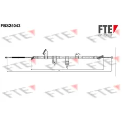 Seilzug Feststellbremse FTE 9250632