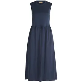 Cartoon Druckkleid A-Linie Blau 40