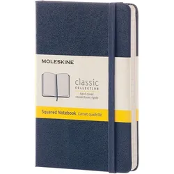 Moleskine Liniertes Notizbuch P saphirblau harter Einband