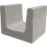 Ehl U-Stein unbewehrt 40 x 50 x 40 cm grau