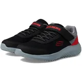 SKECHERS Unisex-Kinder Bounder-Trekzic Sneaker, Schwarz/Rot