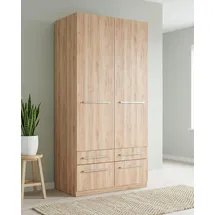 Priess Wäscheschrank Barcelona 94 x 193 x 54 cm Braun