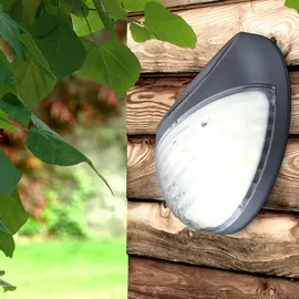 ETC Shop LED Solarleuchte Garten Zaun Beleuchtung Außenbereich IP44
