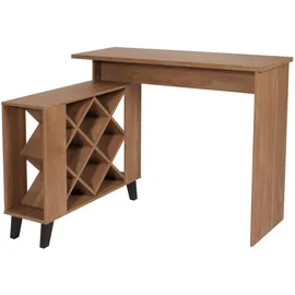 MCW Bartisch rechteck 120 x 93 x 98 cm Braun