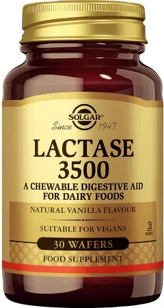 Solgar Lactase 3500 Verdauungsunterstützung Für Milchprodukte 30 Kautabletten
