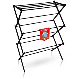 BigDean Wäscheständer 10 m schwarz