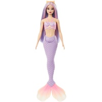Mattel Barbie Meerjungfrau-Puppe mit fliederfarbenem Haar in violett, und