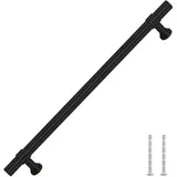 vidaXL Möbelgriffe 5 Stk. Schwarz 192 mm Edelstahl