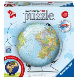 Ravensburger Puzzle Globus in deutscher Sprache Puzzleball 540 Teile, 540 Puzzleteile