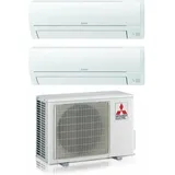 Mitsubishi - electric dual split inverter-klimagerät serie smart msz-hr 9+12 mit mxz-2ha40vf r-32 wi-fi optional 9000+12000