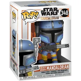 Funko Pop! Star Wars The Mandalorian - Heavy Infantry Mandalorian - Vinyl-Sammelfigur - Geschenkidee - Offizielle Handelswaren - Spielzeug Für Kinder und Erwachsene - TV Fans