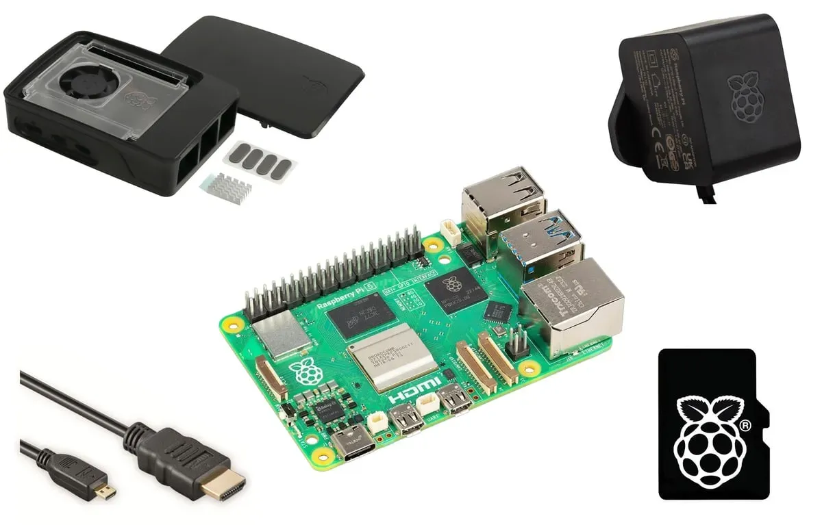 RASPBERRY PI 5 Starter-Set, 4 GB, schwarz